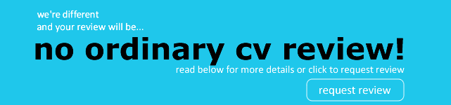 No ordinary CV review