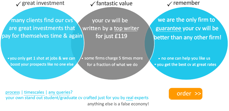 Order CV writing services